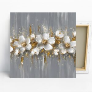 Elegant White Blossoms Art