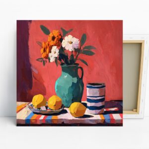 Citrus and Flowers Art