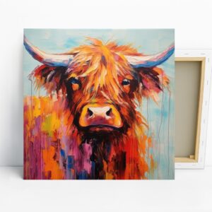 Highland Cow Art