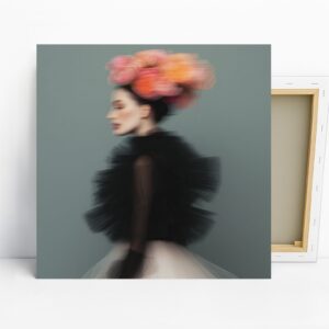 Floral Fashion Portrait Art