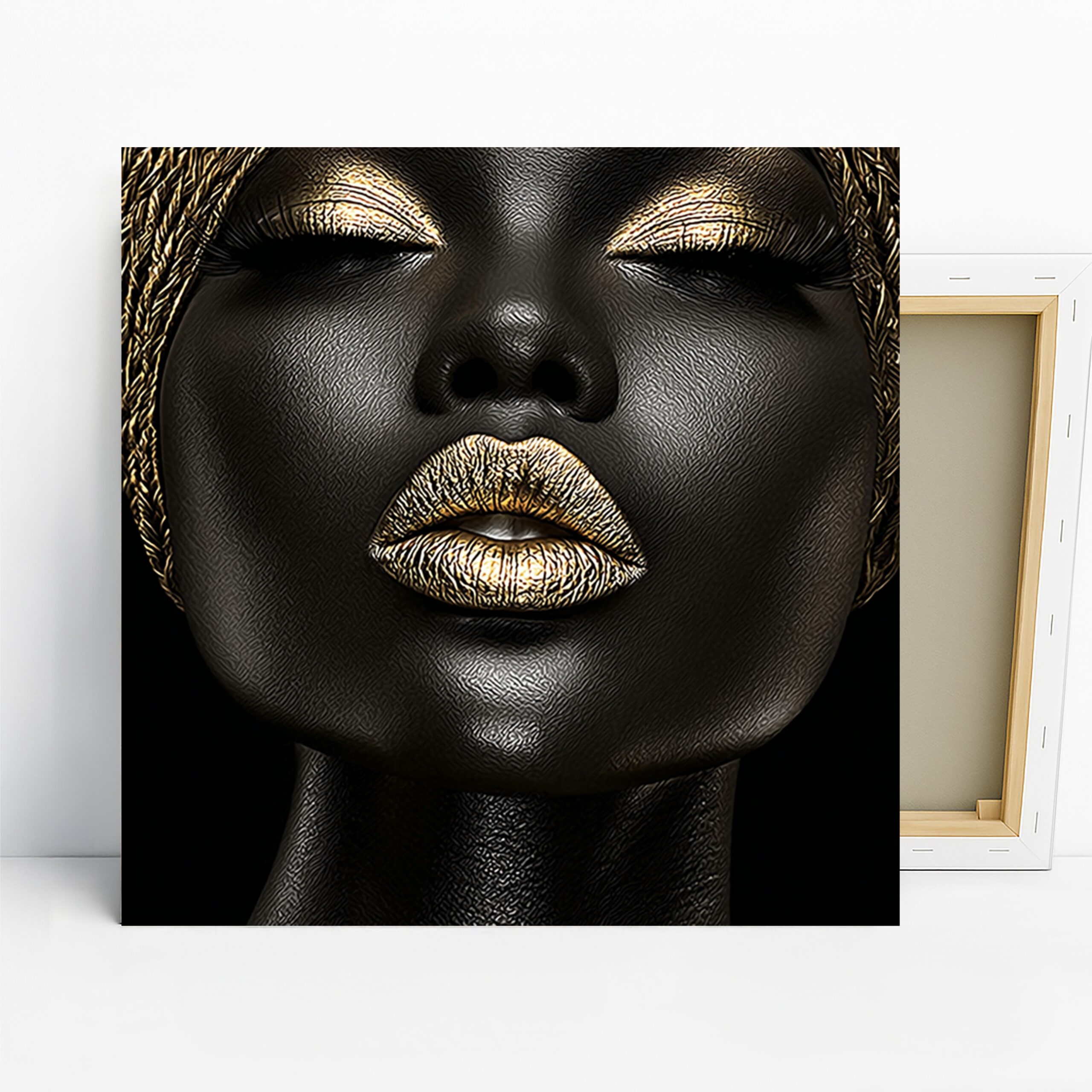 1.jpg Golden Lips Portrait Art