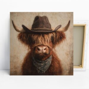 Highland Cow Art