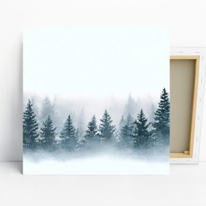 Misty Forest Art