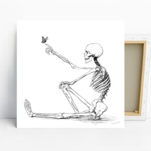 Skeleton Butterfly Art