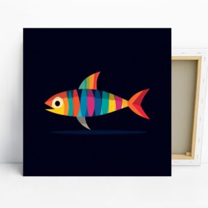 Rainbow Fish Art