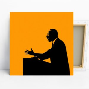 Silhouette Orator Art