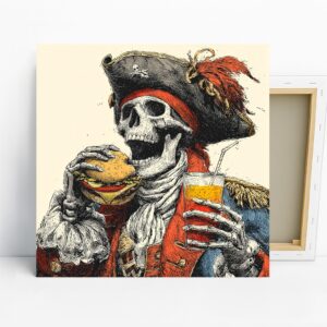 Pirate Skeleton Art