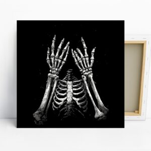Skeletal Embrace Art