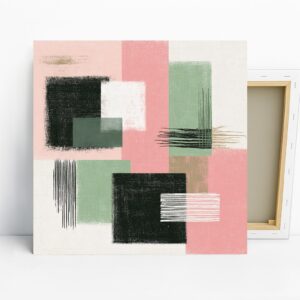 Geometric Pastel Harmony Art