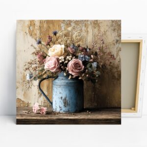 Rustic Floral Arrangement Art