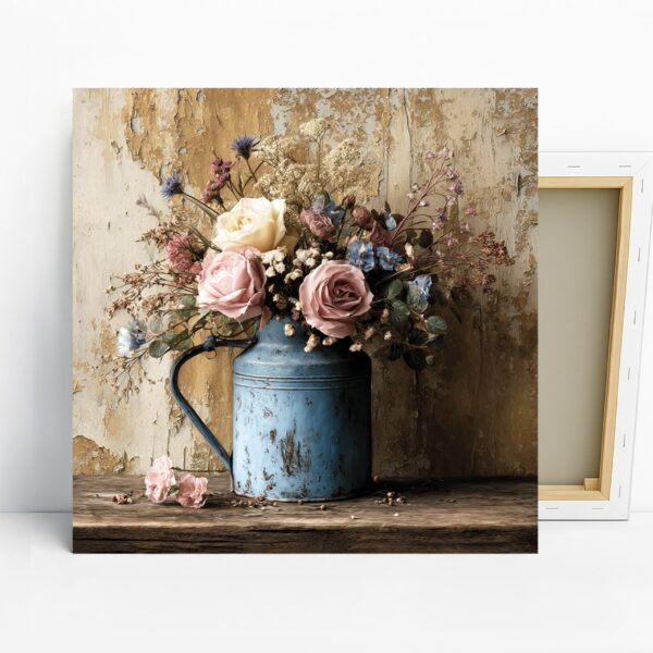 Rustic Floral Arrangement Art