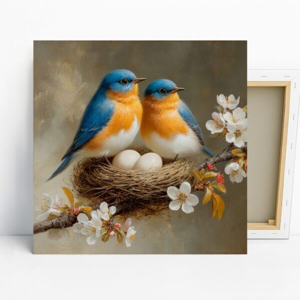 Bluebird Nest Art