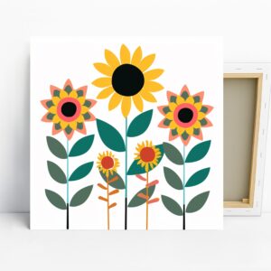 Cheerful Sunflower Garden Art