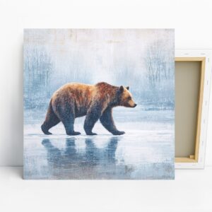 Bear Winter Walk Art