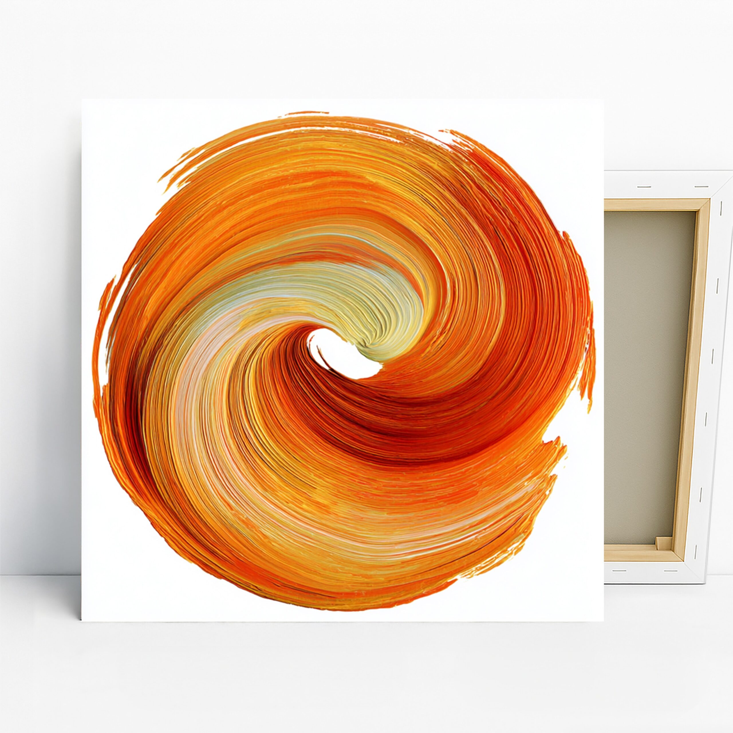 1.jpg Orange Swirl Art