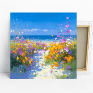 Coastal Wildflower Art
