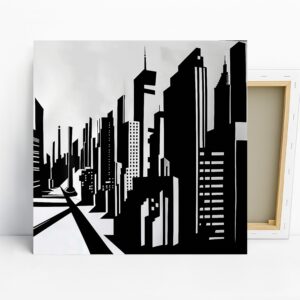 Cityscape Silhouette Art