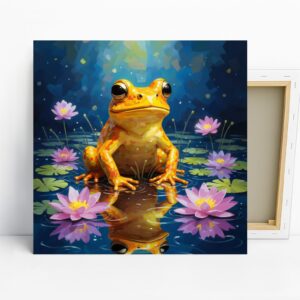 Golden Frog Pond Art