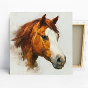 Chestnut Horse Art