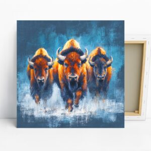 Bison Herd Art