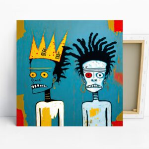 Basquiat Inspired Figures Art