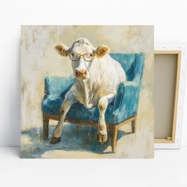 Cow Glasses Art