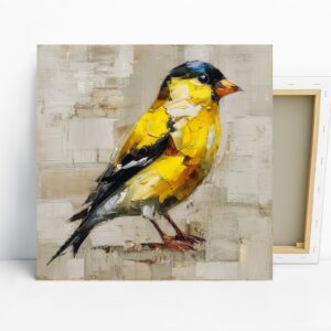Yellow Goldfinch Art