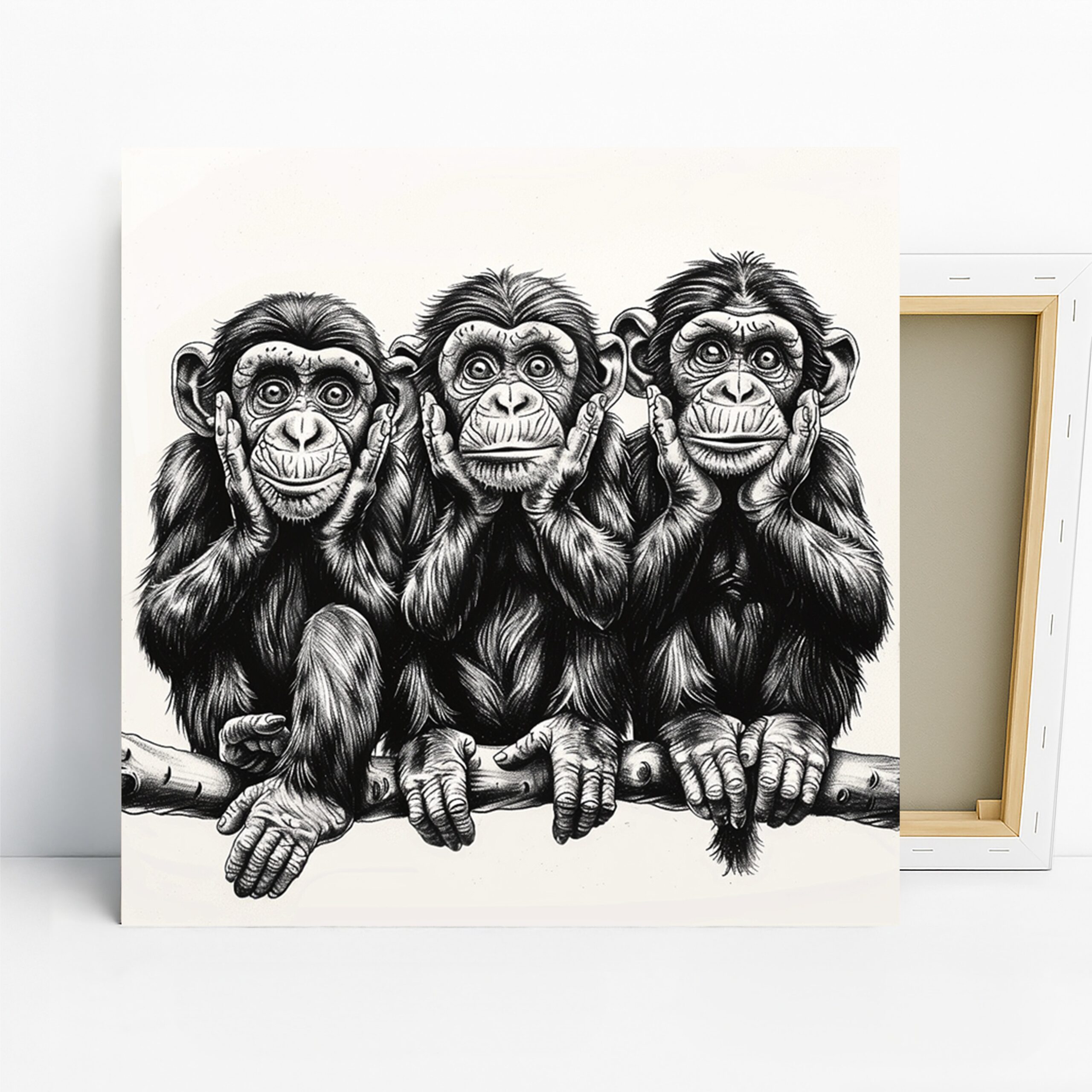 1.jpg Three Wise Monkeys Art