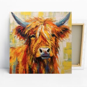 Highland Cow Art
