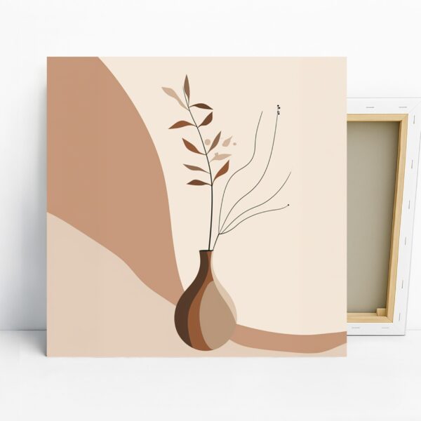 Minimalist Botanical Vase Art