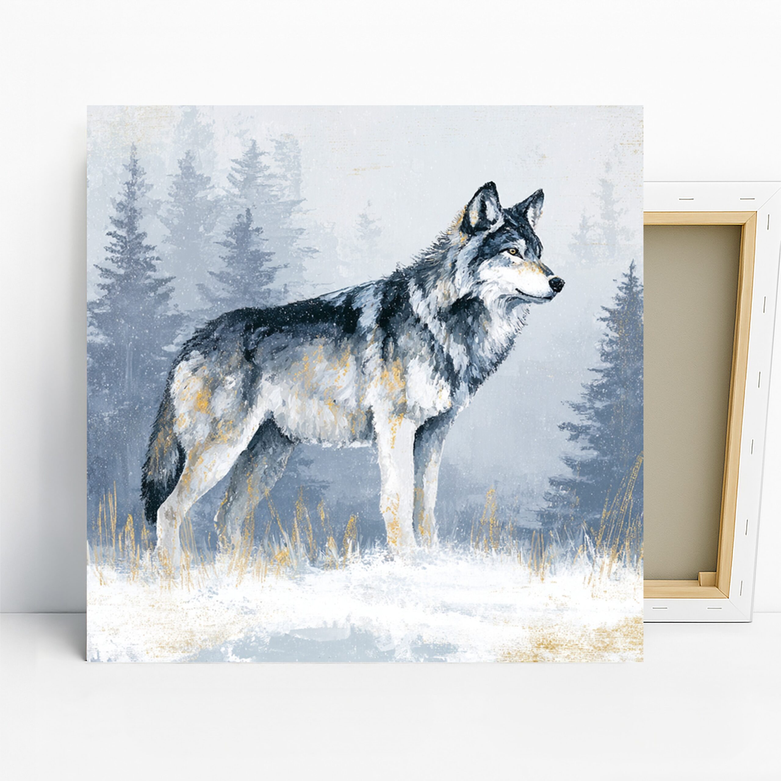 1.jpg Wolf Winter Art