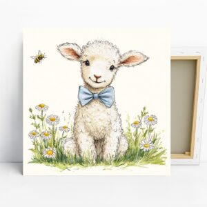 Lamb Bow Tie Art