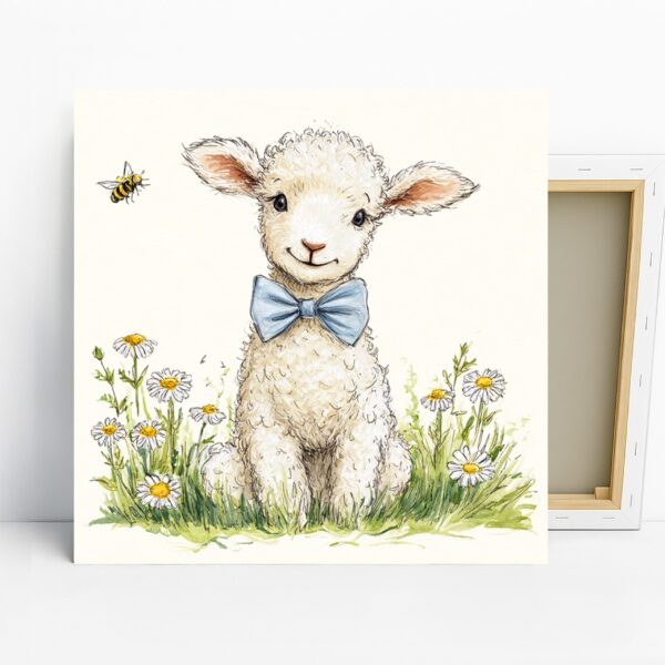 Lamb Bow Tie Art
