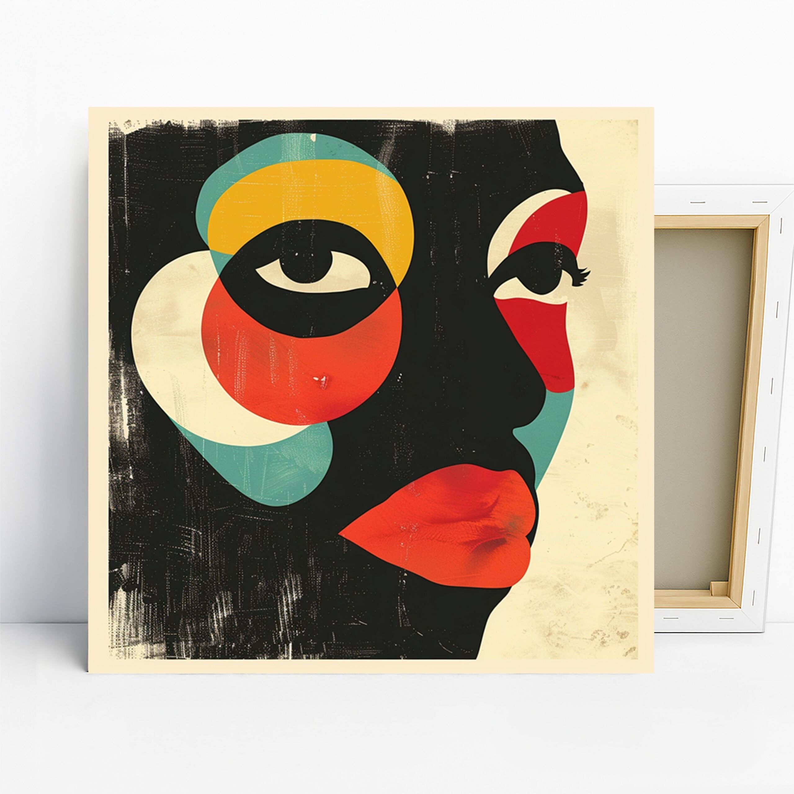 1.jpg Colorful Face Abstract Art