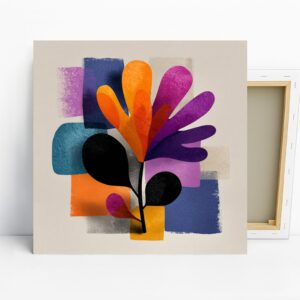 Vibrant Bloom Abstract Art