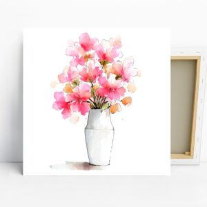 Pink Blossoms Vase Art
