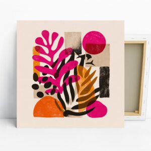 Tropical Abstract Shapes Art