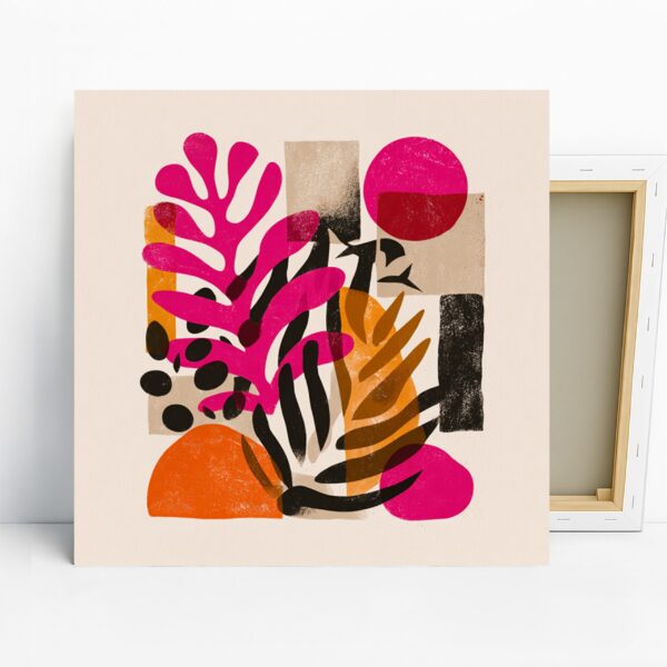 Tropical Abstract Shapes Art