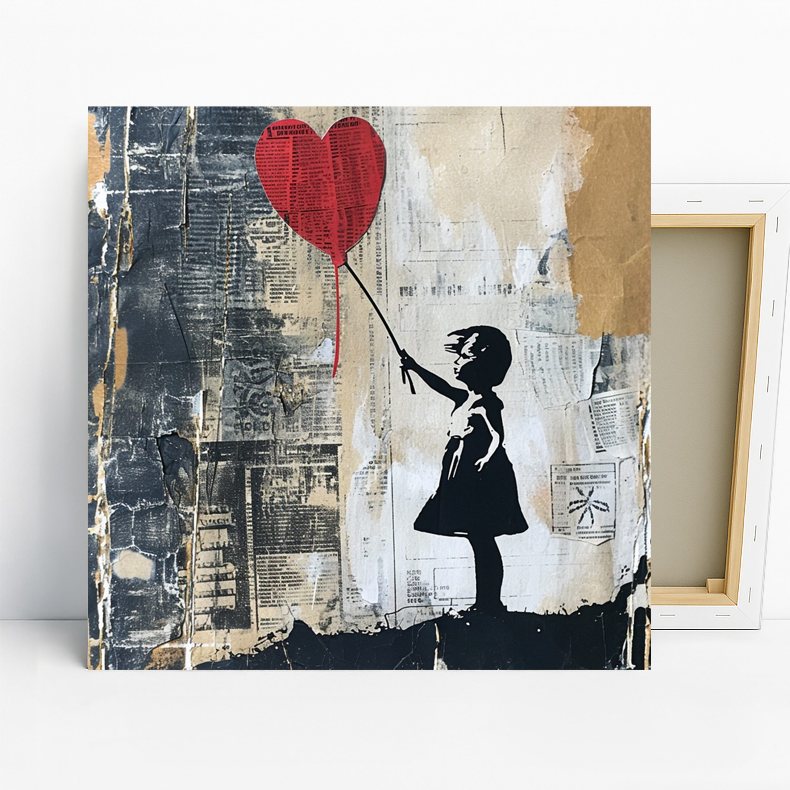 1.jpg Balloon Heart Girl Art