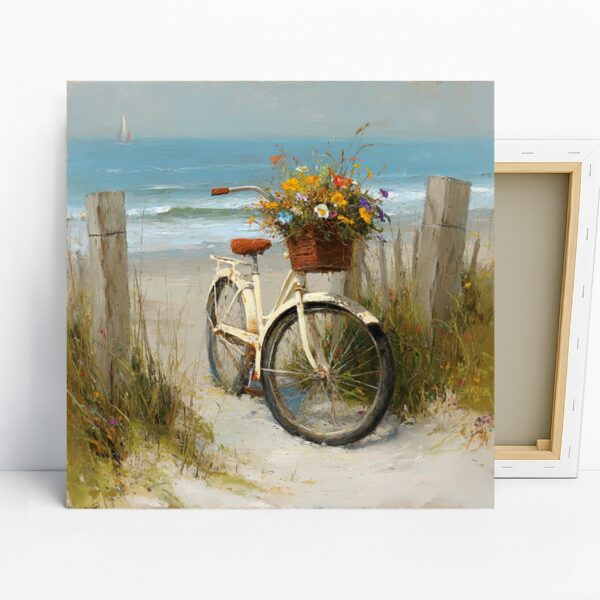 Beach Bicycle Bliss Art