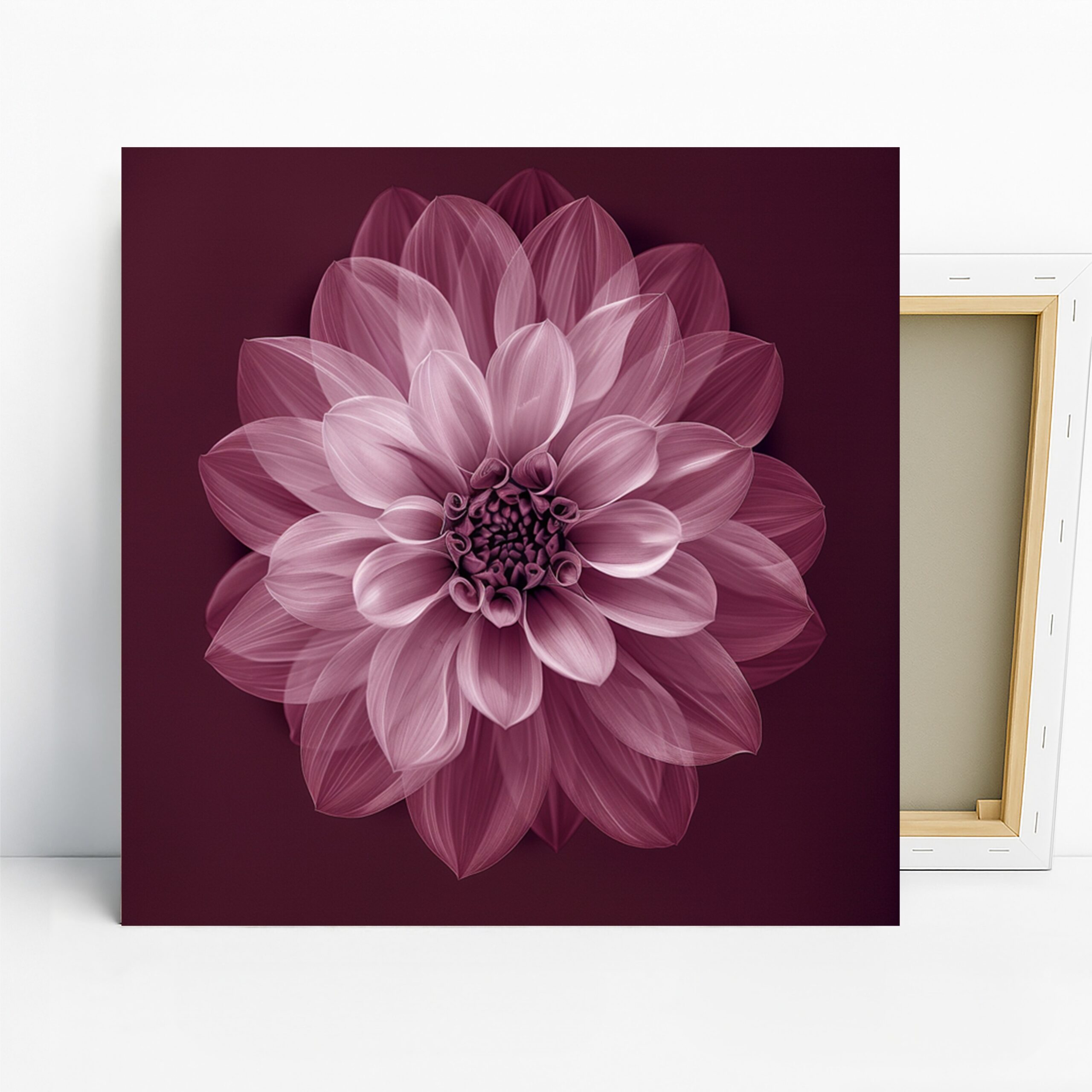 1.jpg Pink Dahlia Bloom Art