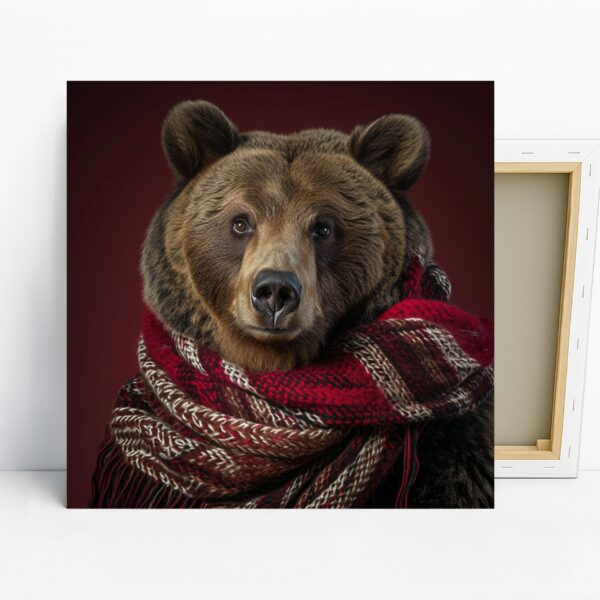Bear Scarf Art