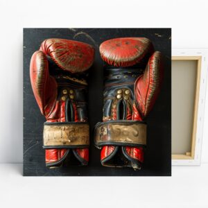 Vintage Boxing Gloves Art