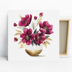 Magenta Bloom Art