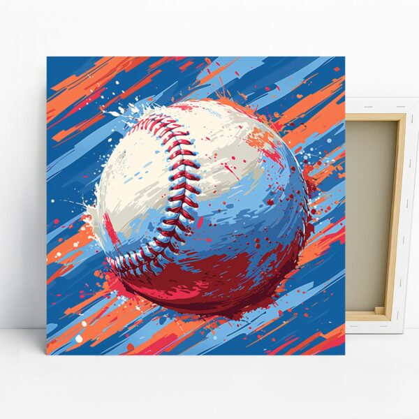Dynamic Baseball Art