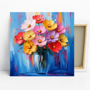 Vibrant Flower Bouquet Art