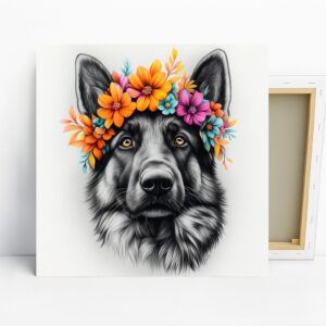 German Shepherd Art
