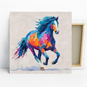 Colorful Horse Art