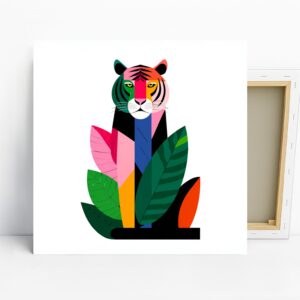 Colorful Tiger Art