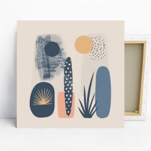 Abstract Desert Oasis Art
